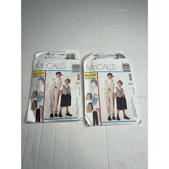3/$15
or 5/$20 McCall’s 2639 Kids formal wear patterns - Picture 3 of 4